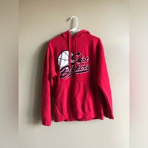EXCO Men Red ‘Shot Blocker’ hoodie Size Medium